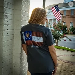 Fieldstone Outdoors Georgia Flag Short Sleeve T-Shirt T-Shirts
