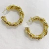 Bracha Jewelry Bracha Harlow Medium Hoop Earrings