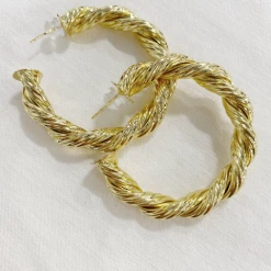 Bracha Jewelry Bracha Harlow Medium Hoop Earrings