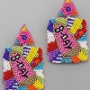 Purple Door Boutique Birthday Bash Beaded Earrings Jewelry