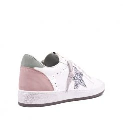 Shu Shop Shoes Paz Silver Sparkle Star Sneakers