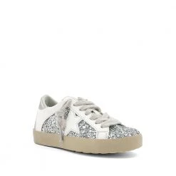 Shu Shop New Arrivals Paris Toddler Silver Star Sneakers
