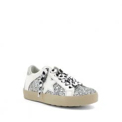 Shu Shop New Arrivals Paris Toddler Silver Star Sneakers