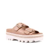 Shu Shop Xyla Tan Slide Sandals