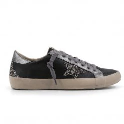 Shu Shop Perry Black Star Sneakers Shoes