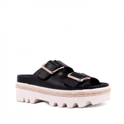 Shu Shop Xyla Black Slide Sandals New Arrivals