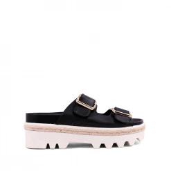 Shu Shop Xyla Black Slide Sandals New Arrivals