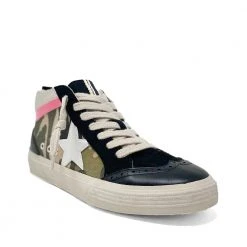 Shu Shop New Arrivals Rina Camo High Top Sneakers