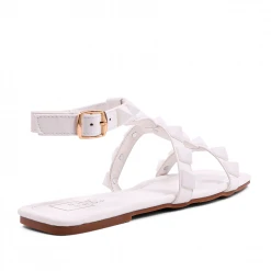 Shu Shop Babe Studded White Sandals New Arrivals
