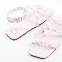 Shu Shop Babe Studded White Sandals New Arrivals