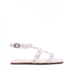 Shu Shop Babe Studded White Sandals New Arrivals