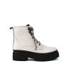 Shu Shop Ymelda White Combat Boots