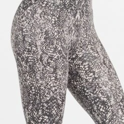 Spanx Faux Leather Snake Shine Grey Leggings Ladies'