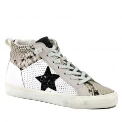 Vintage Havana New Arrivals Lester 3 Snake Print High Top Sneakers