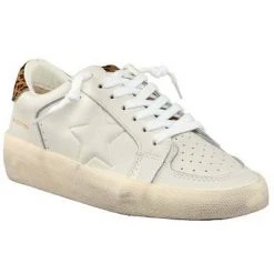 Vintage Havana Reflex RO Leopard Print Star Sneakers