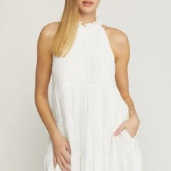 Purple Door Boutique Sunday Morning White Dress New Arrivals