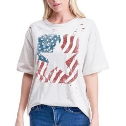 Purple Door Boutique New Arrivals American Star Khaki Graphic Tee
