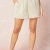Purple Door Boutique Summer SALE Timeless Tale Beige High Waist Shorts