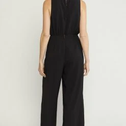 Purple Door Boutique Easy Days Black Sleeveless Jumpsuit