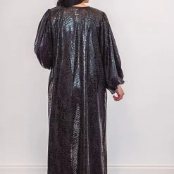 Purple Door Boutique First Love Black Snake Print Duster