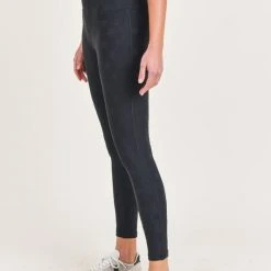 Mono B Athleisure Mono B Black Star Jacquard Leggings New Arrivals
