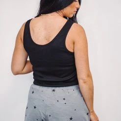 Purple Door Boutique Fly To The Stars Grey Shorts