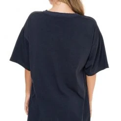 Purple Door Boutique Everyday Classic Black Distressed Tee New Arrivals