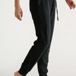 Purple Door Boutique New Arrivals Cozy Days Black Mineral Washed Joggers
