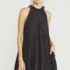 Purple Door Boutique New Arrivals Destiny Awaits Black Tiered Dress