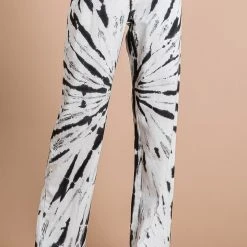 Purple Door Boutique Black Tie Dye Boyfriend Denim Ladies'