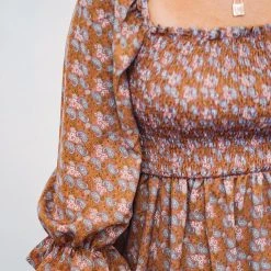 Purple Door Boutique Paisley Love Mauve Midi Dress