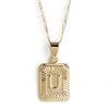 Bracha Jewelry Bracha Gold Filled Initial Card Pendant Necklace