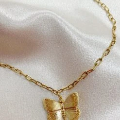 Bracha Jewelry Bracha Pure Spirit Butterfly Pendant Necklace