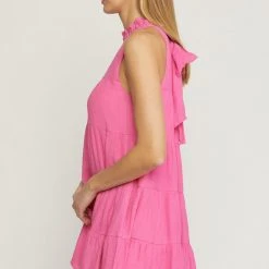 Purple Door Boutique New Arrivals Sunday Morning Pink Dress