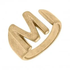 Canvas Jewelry Canvas Kingston Adjustable Initial Ring
