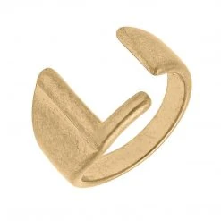 Canvas Jewelry Canvas Kingston Adjustable Initial Ring