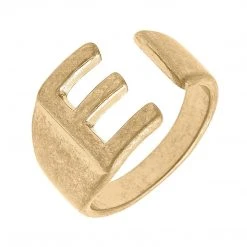 Canvas Jewelry Canvas Kingston Adjustable Initial Ring