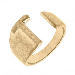 Canvas Jewelry Canvas Kingston Adjustable Initial Ring