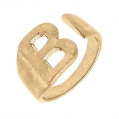 Canvas Jewelry Canvas Kingston Adjustable Initial Ring