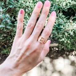 Canvas Jewelry Canvas Kingston Adjustable Initial Ring