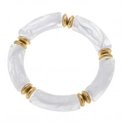 Canvas Jewelry Canvas Lelani Clear Resin Bracelet