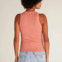 Z Supply Canyon Rose Sirena Rib Tank Top