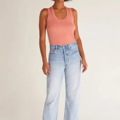 Z Supply Canyon Rose Sirena Rib Tank Top