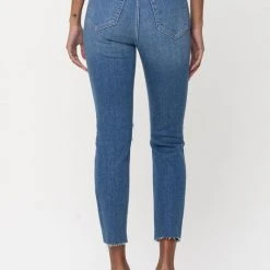 Cello Jeans Cello Distressed Mom Skinny Jeans