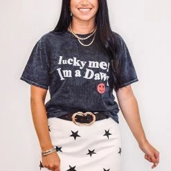 Purple Door Boutique Star Print White Mini Skirt Summer SALE