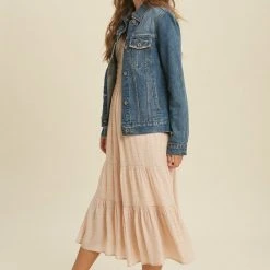 Purple Door Boutique The Classic Blue Denim Jacket