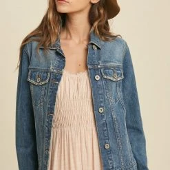 Purple Door Boutique The Classic Blue Denim Jacket
