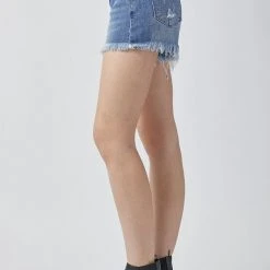 Purple Door Boutique New Arrivals Backroad Life Dark Denim Shorts