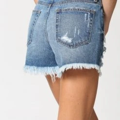 Hidden Jeans Distressed Shorts