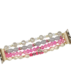 Erimish Hot Pink Apple Watch Band Jewelry